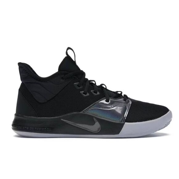 NIKE PG 3 "Black Iridescent' Sneakers Size 11 - Picture 1 of 11